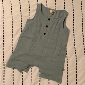 Kyte baby linen sleeveless romper